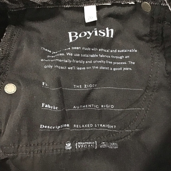 Boyish The Ziggy Relaxed Straight Jean in Fatal Attraction Size 26. - Picture 12 of 12